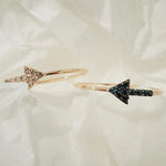 AN-Z JEWELRY - 14K Arrow Knuckle Ring (Ring No. 11 To No. 18)
