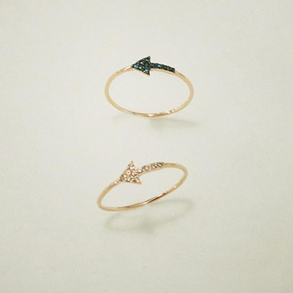 AN-Z JEWELRY - 14K Arrow Knuckle Ring (Ring No. 11 To No. 18)