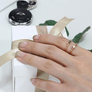 AN-Z JEWELRY - 14K Triple Diamond Ring