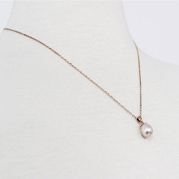 AN-Z JEWELRY - 14K Love Pink Pearl Necklace
