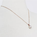 AN-Z JEWELRY - 14K Love Pink Pearl Necklace