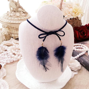 ELEGANT WORKSHOP - Bohemian Feather Choker