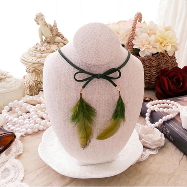 ELEGANT WORKSHOP - Bohemian Feather Choker
