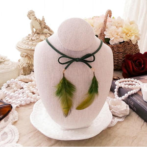 ELEGANT WORKSHOP - Bohemian Feather Choker