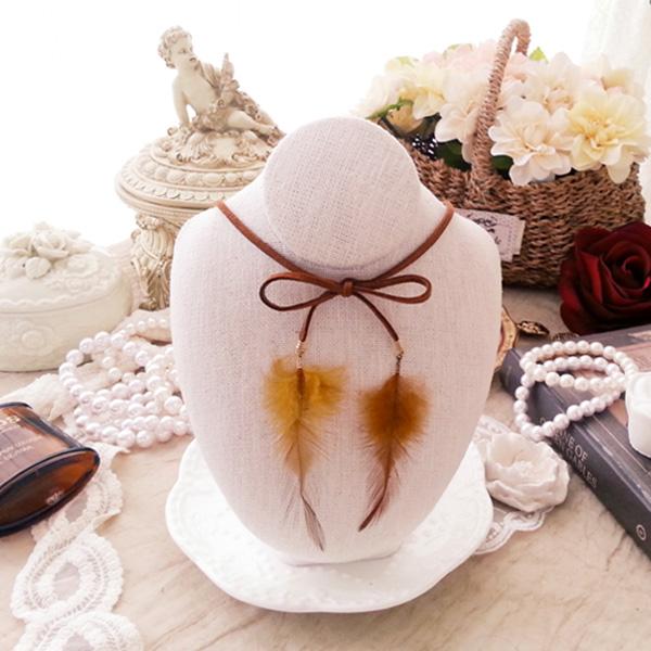ELEGANT WORKSHOP - Bohemian Feather Choker