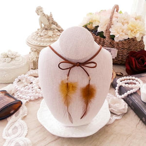 ELEGANT WORKSHOP - Bohemian Feather Choker
