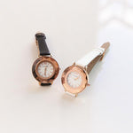 4XTYLE - Bronin Round Leather Watch