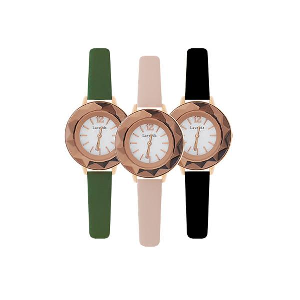 4XTYLE - Bronin Round Leather Watch