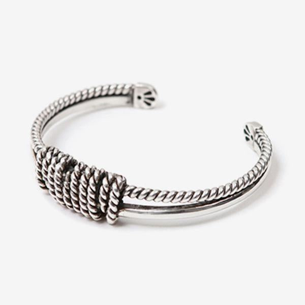PARTIMENTO - Claw Rope Silver Bracelet
