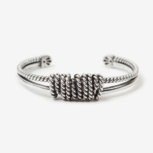 PARTIMENTO - Claw Rope Silver Bracelet