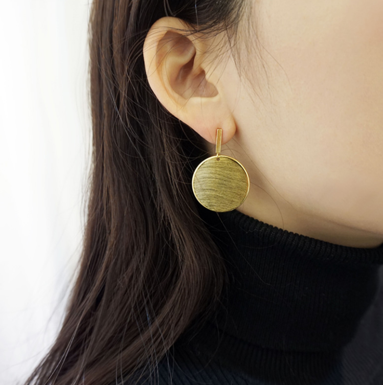 JUBILER - Circle Plate Earrings