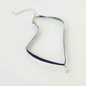 4XTYLE - Denim Choker Necklace