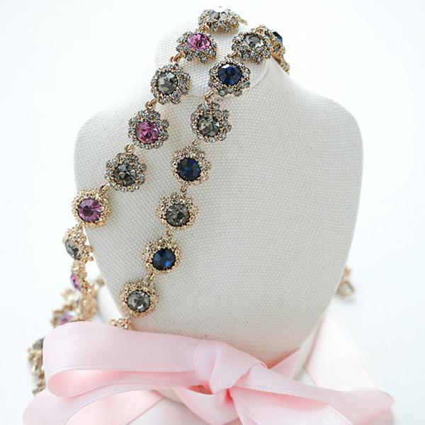 4XTYLE - Franc Color Stone Necklace