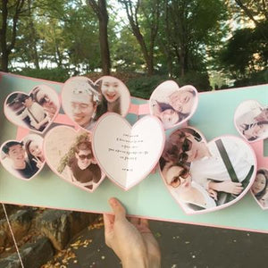 CHUKBOOK - Heart Pop-Up Photo Album