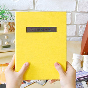 JLOUGE - Jay Log Adhesive Album X Scrapbook Binder - Yellow