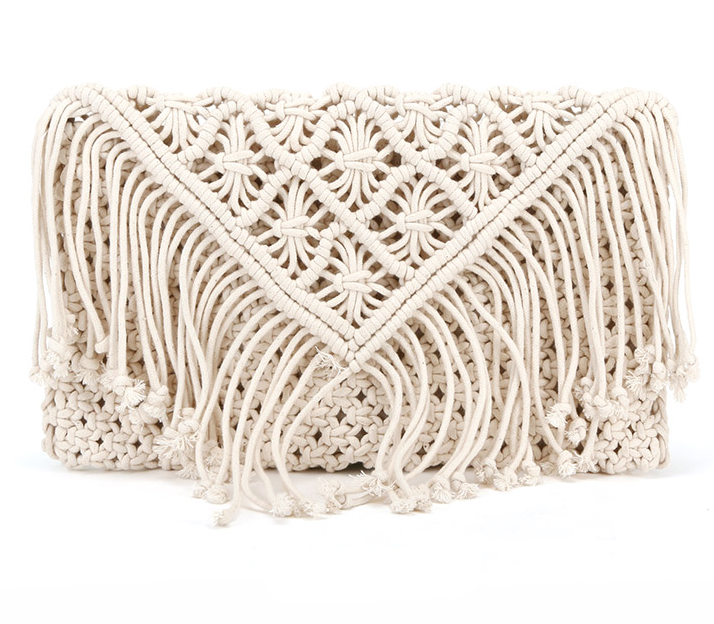 BILLY BAG - Knit Pleats Pouch Clutch Bag