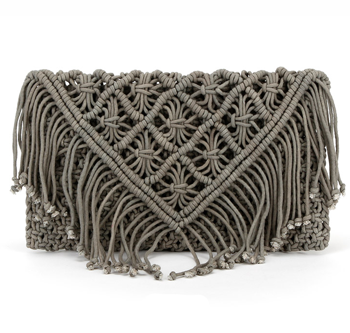 BILLY BAG - Knit Pleats Pouch Clutch Bag