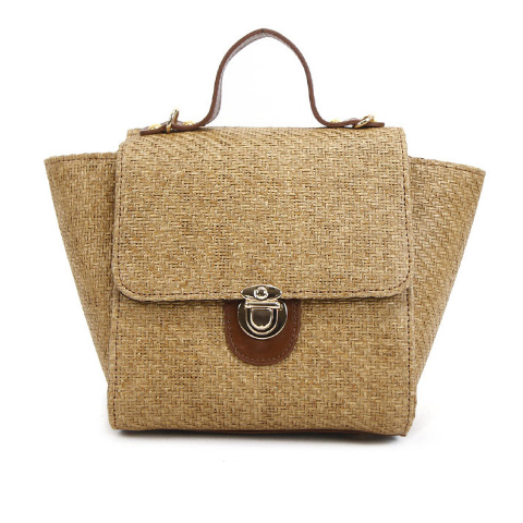 BILLY BAG - Rattan Wing Square Shoulder Bag