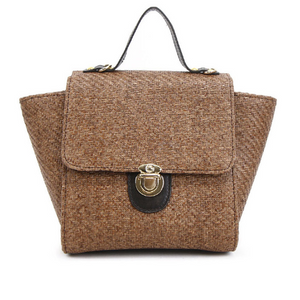 BILLY BAG - Rattan Wing Square Shoulder Bag