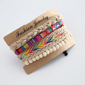 4XTYLE - Rainbow Mix Bracelet Set