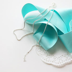 4XTYLE - 2Mm Sharon Ball Chain Necklace [Silver]