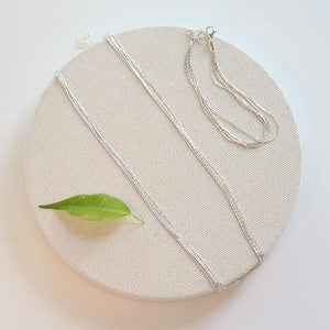 4XTYLE - 5-Line Unique Necklace [Silver]