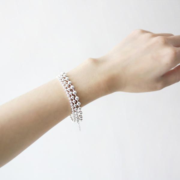 MABEL - Ball Chain Silver Bracelet [Silver 925]
