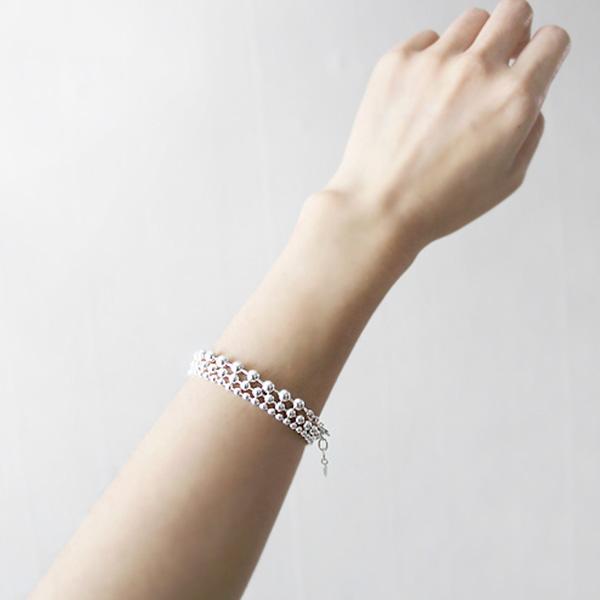 MABEL - Ball Chain Silver Bracelet [Silver 925]