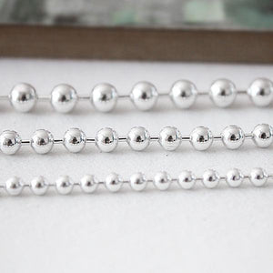MABEL - Ball Chain Silver Bracelet [Silver 925]