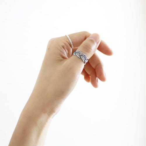 MABEL - Bold Antique Silver Ring - Silver 925