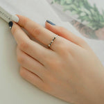 4XTYLE - Miniature Bubble Ring [Silver]
