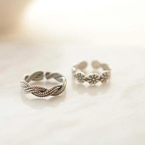 BANANA CO - Vintage Silver Agate Ring