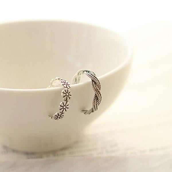 BANANA CO - Vintage Silver Agate Ring