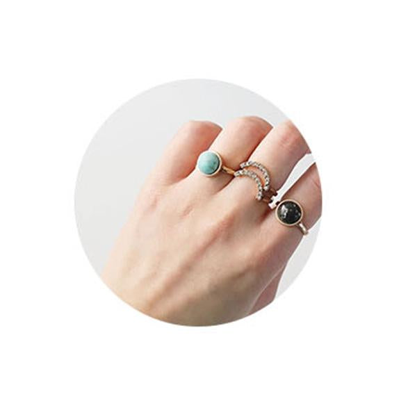 SOOOHO - Antique Set Ring