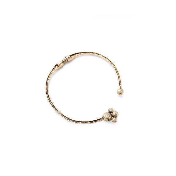 SOOOHO - Bistaneck Antique Gold Pearl Point Bangle Necklace