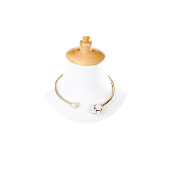 SOOOHO - Bistaneck Antique Gold Pearl Point Bangle Necklace