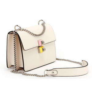 BILLY BAG - Stud Button Chain Shoulder Bag