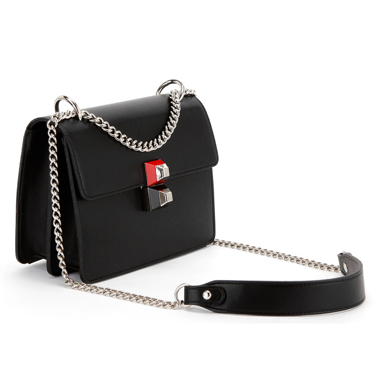 BILLY BAG - Stud Button Chain Shoulder Bag