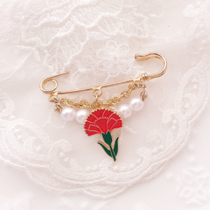 ELEGANT WORKSHOP - Give Your Heart - Carnation Brooch