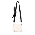 BILLY BAG - Ribbon Strap Half Moon Shoulder Bag