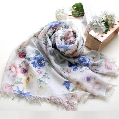 THE LAURA - Modal 100 Scarf-Modal Flower