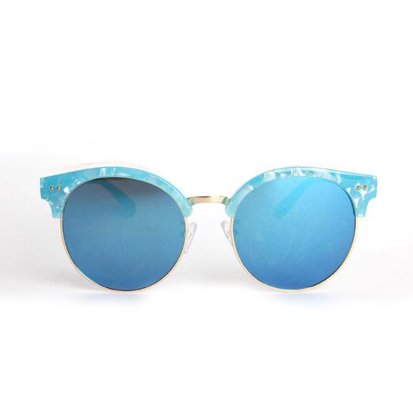 FLAGSHIP - Half Frame Flet Sunglasses