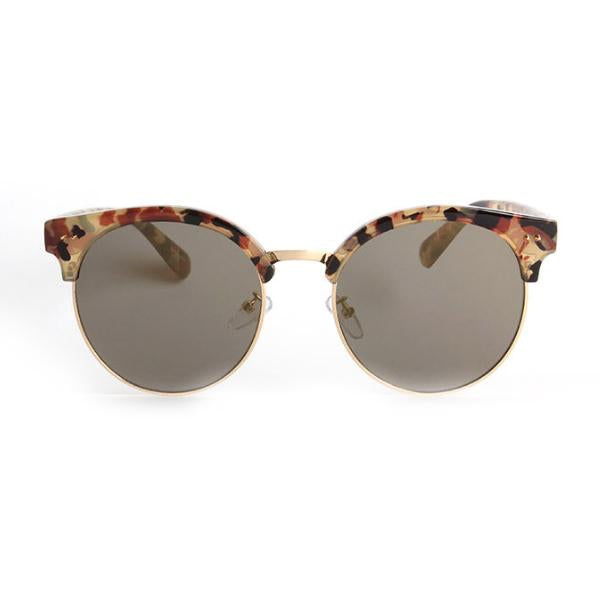 FLAGSHIP - Half Frame Flet Sunglasses